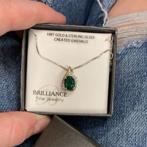 Green Emerald necklace
